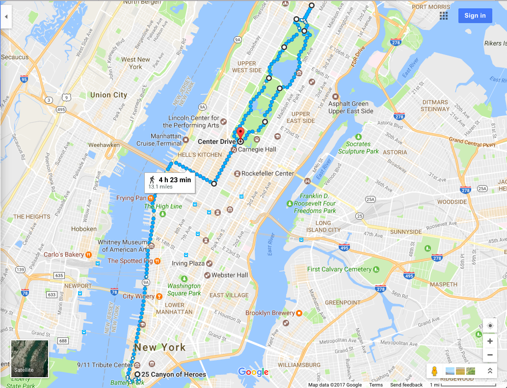 Half Marathon Map