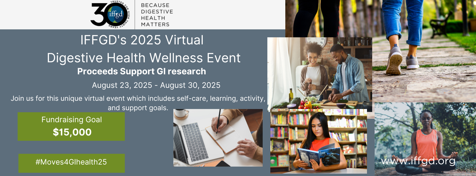 IFFGD’s 2025 Virtual Digestive Health Wellness & Walk Event