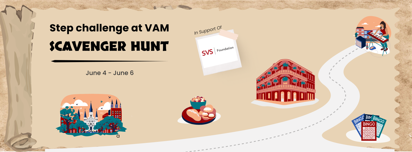 Step Challenge at VAM Scavenger Hunt