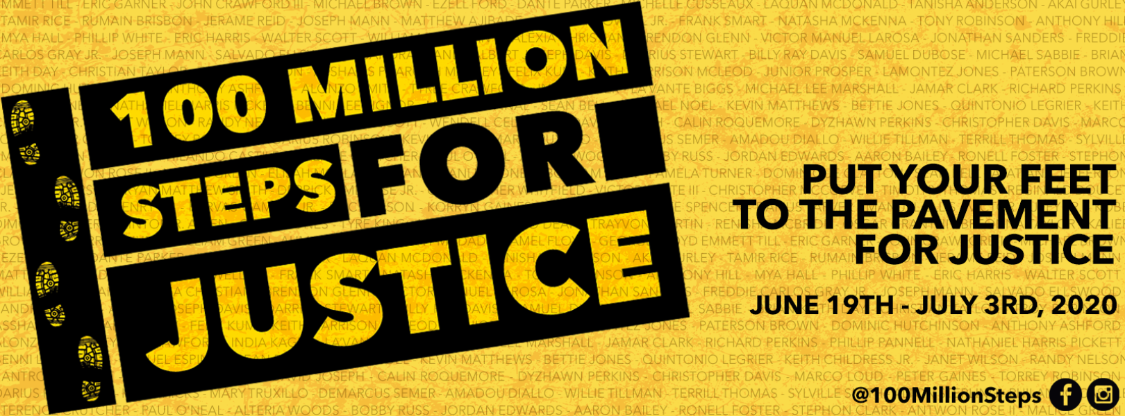 100M Steps for Justice