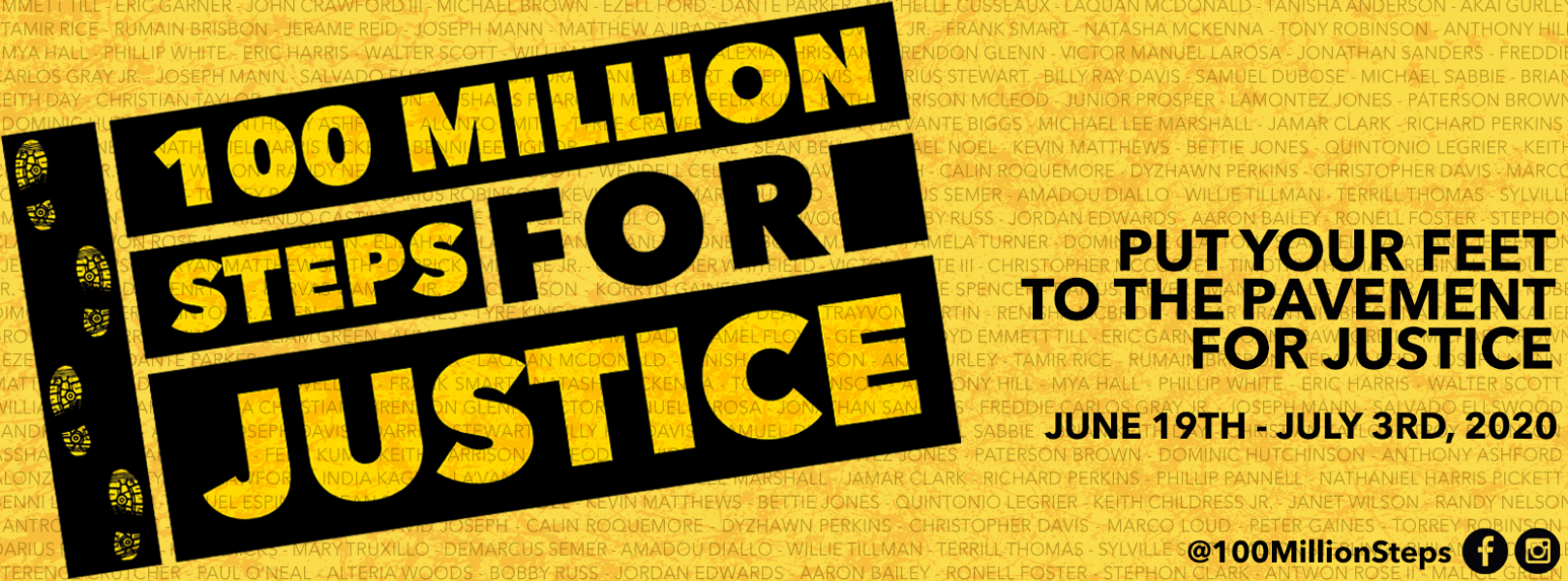 100 Million Steps for Justice