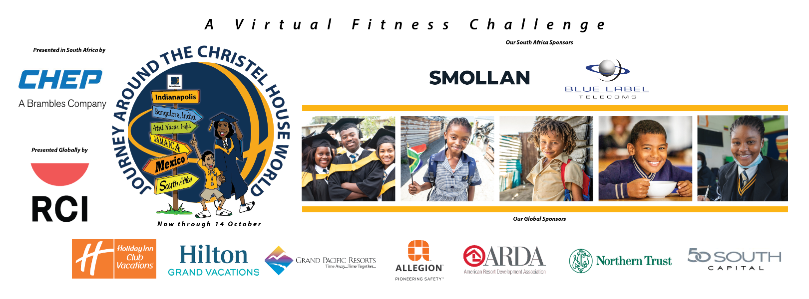 2022 Virtual Journey Around the Christel House World - Christel House South Africa Virtual Fitness Challenge